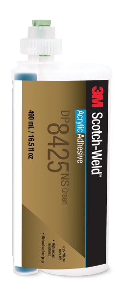 3M Scotch-Weld acrylaatlijm patroon 10:1 DP8425NS, 490ml, groen